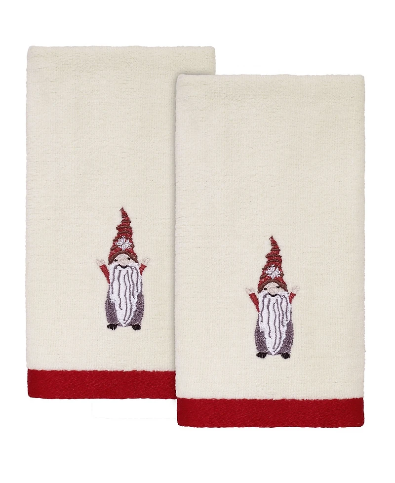 Avanti Christmas Gnomes Holiday 2-Pc. Fingertip Towel Set, 11" x 16"