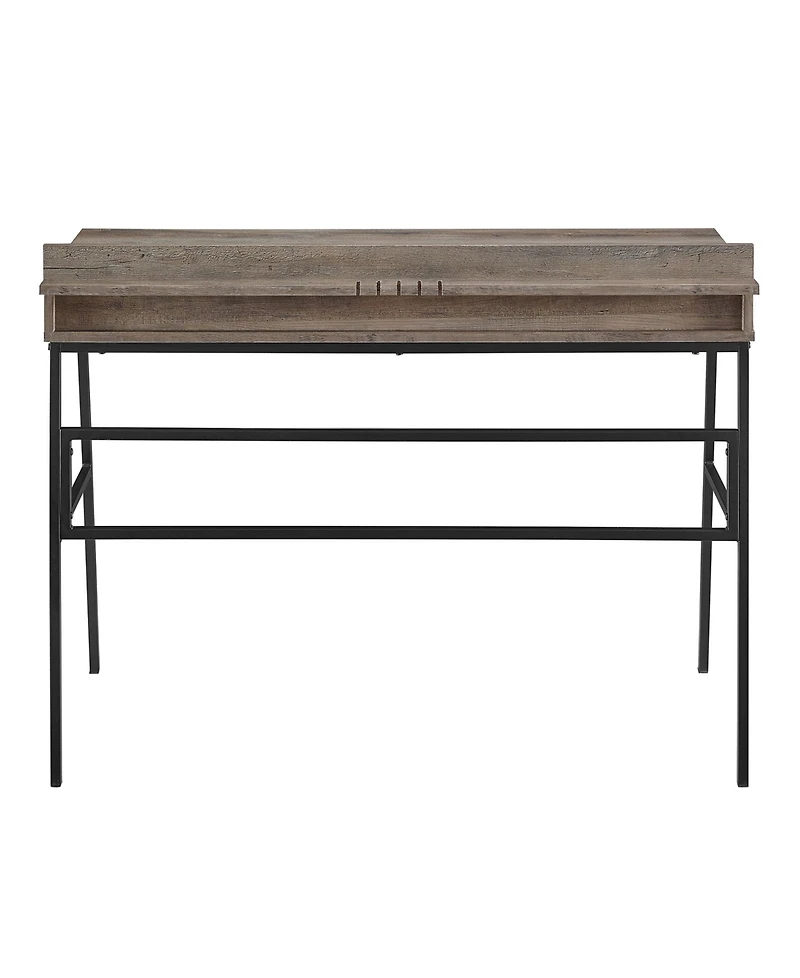 Walker Edison 42" 3 Drawer Angled Front Desk
