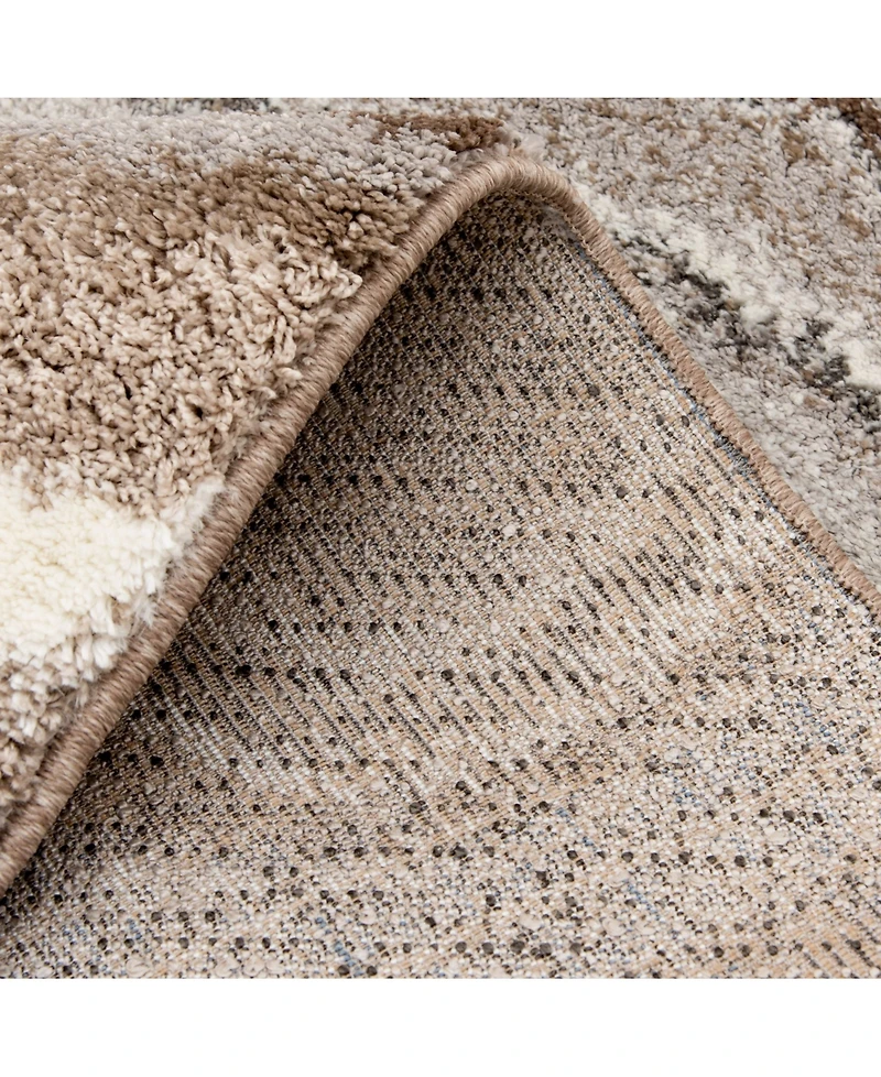 Closeout! Portland Textiles Urban Exposure Arette Gray 5' x 7'6" Area Rug
