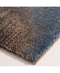 Closeout! Portland Textiles Urban Exposure Flame Blue 7'10" x 9'10" Area Rug