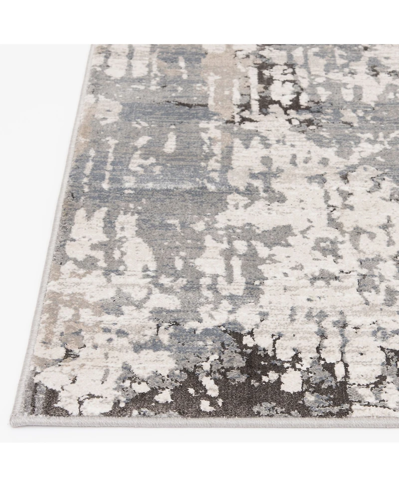 Closeout! Portland Textiles Alexia Fion Gray 5'3" x 7'7" Area Rug
