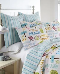 Homthreads Beach Days Quilt Set
