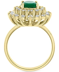 Effy Emerald (1-1/2 ct. t.w.) & Diamond (1 ct. t.w.) Ring in 14k Gold