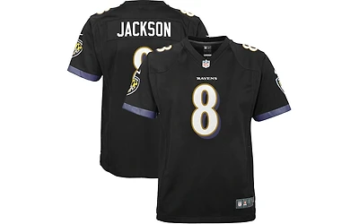 Big Boys and Girls Nike Lamar Jackson Baltimore Ravens Fashion Game Jersey