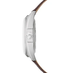 Bulova Men's Frank Sinatra Automatic Brown Leather Strap Watch 39mm