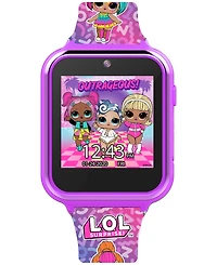 Accutime Kid's Lol Surprise Pink Silicone Strap Smart Watch 46x41mm