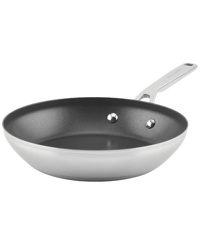 KitchenAid 3-Ply Base Stainless Steel 9.5" Nonstick Induction Frying Pan