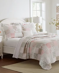 Laura Ashley Celina Patchwork 3-Pc. Quilt Set