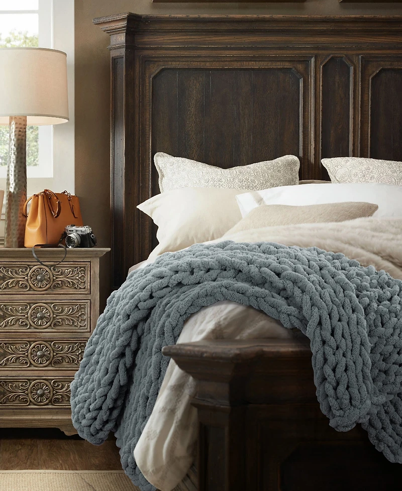 American Heritage Textiles Chenille Knitted Throw, 40" x 50"