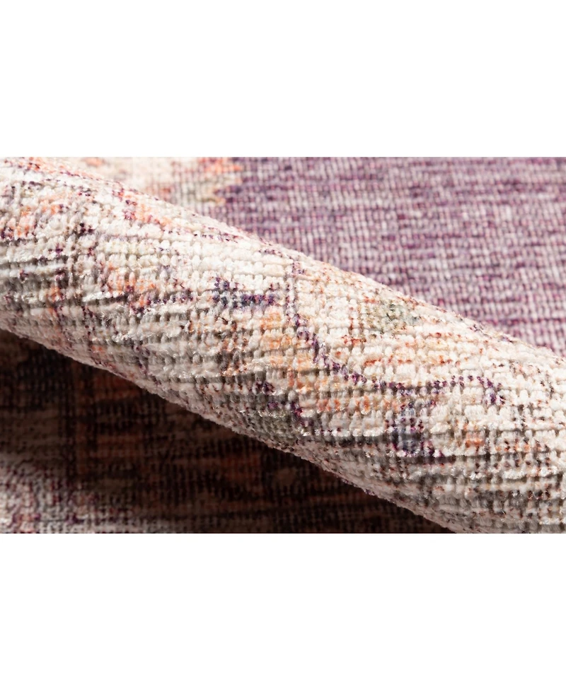 Momeni Helena Hel-5 Plum 2'6" x 8' Runner Rug