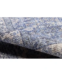 Momeni Helena Hel-4 Blue 2'6" x 8' Runner Rug