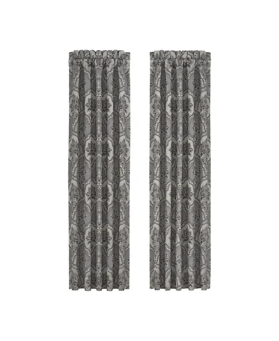 J Queen New York Silverstone Window Panel Pair, 50" x 84"