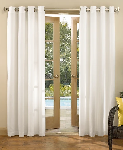 Sailor Indoor/Outdoor Uv Protectant Room Darkening Grommet Curtain Panel