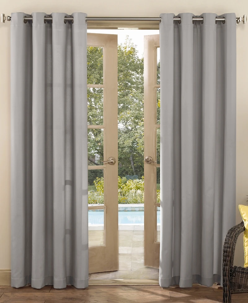 Sailor Indoor/Outdoor Uv Protectant Room Darkening Grommet Curtain Panel