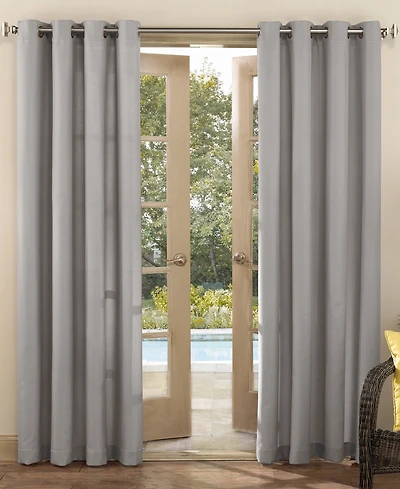 Sailor Indoor/Outdoor Uv Protectant Room Darkening Grommet Curtain Panel