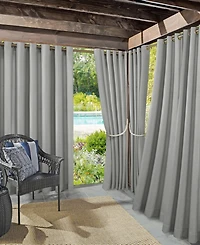 Sailor Indoor/Outdoor Uv Protectant Room Darkening Grommet Curtain Panel