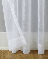 Silvia Crushed Texture Semi-Sheer Rod Pocket Curtain Panel