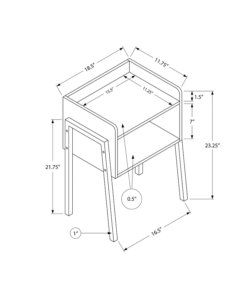 Monarch Specialties Accent Table