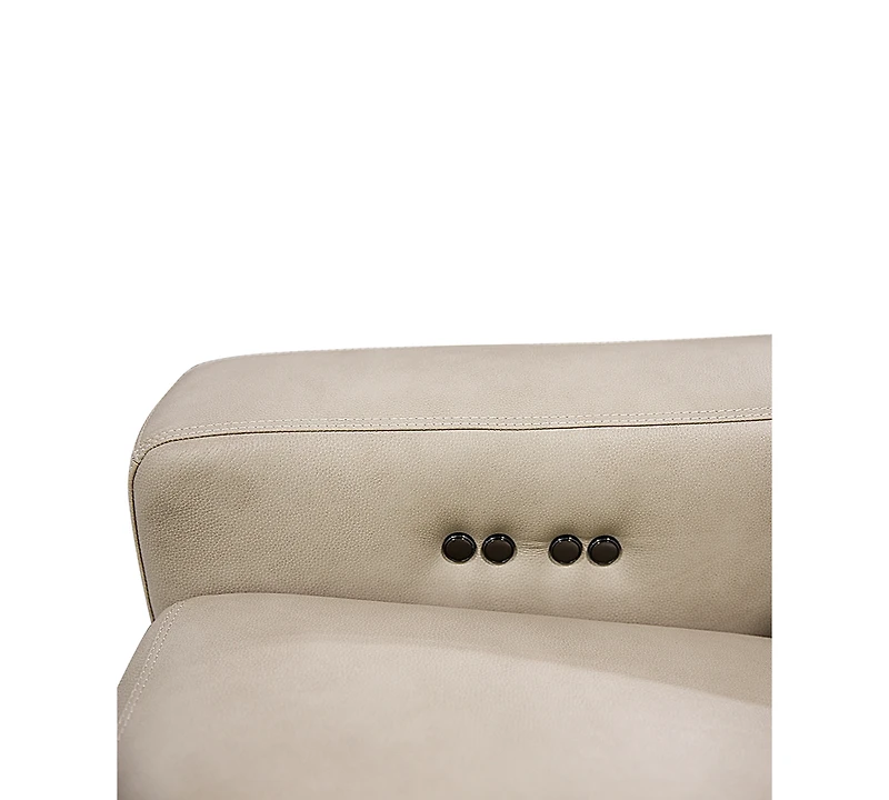 Gabrine Leather Power Recliner, Created for Macy's
