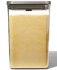 Oxo Steel Pop Big Square Medium 4.4-Qt. Food Storage Container