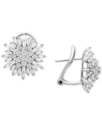 Wrapped in Love Diamond Starburst Earrings (1-1/2 ct. t.w.) in 14k White Gold or 14k Yellow Gold, Created for Macy's