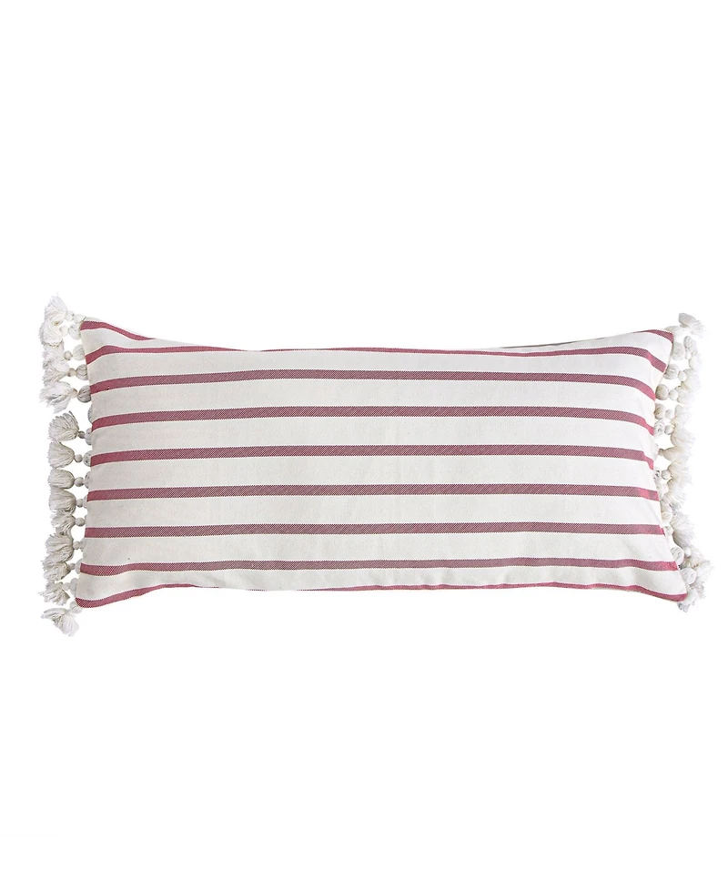 Levtex Joybirds Stripe Decorative Pillow, 14" x 30"
