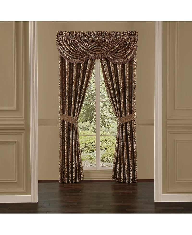 J Queen New York Jordan Waterfall Window Valance, 33" x 49"