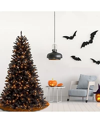 National Tree Company 7.5' North Valley Black Spruce Tree with 550 Clear Lights