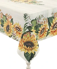 Laural Home Sunflower Day 70x84 Tablecloth