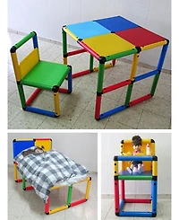 Funphix Create and Play Life Size Structures Standard Set, 199 Pieces