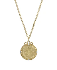 2028 Women's Gold Tone Flower of the Month Narcissus Necklace