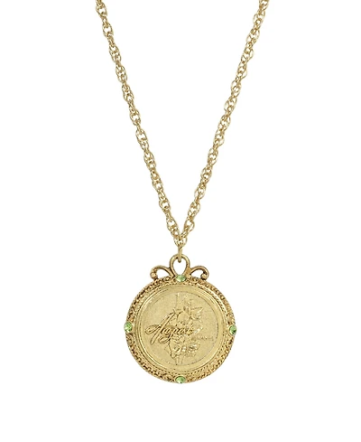 2028 Women's Gold Tone Flower of the Month Narcissus Necklace