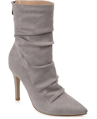 Journee Collection Women's Markie Rouched Stiletto Dress Booties