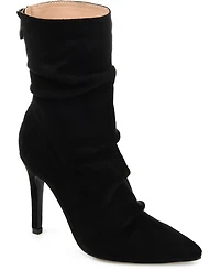 Journee Collection Women's Markie Rouched Stiletto Dress Booties