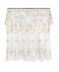 Popular Bath Bloomfield Sheer Shower Curtain with Valance