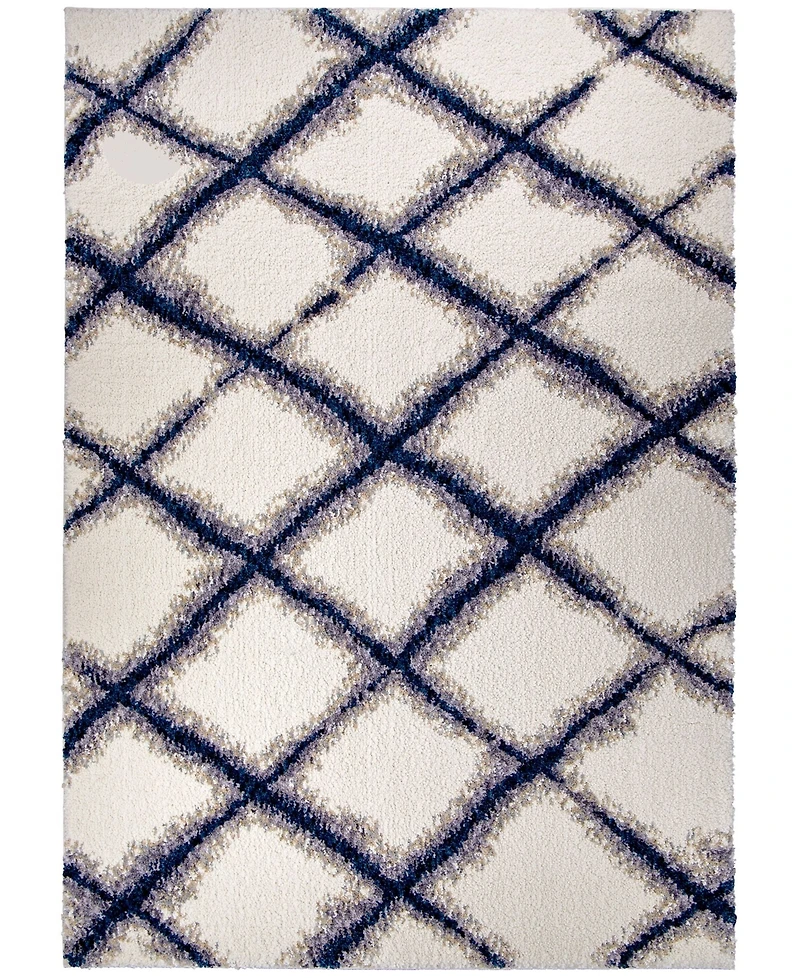 Closeout! Orian Cotton Tail Line Trellis 5'3" x 7'6" Area Rug