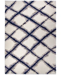 Closeout! Orian Cotton Tail Line Trellis 5'3" x 7'6" Area Rug