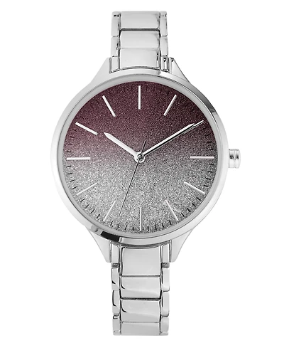 Nine West Women's Gunmetal Bracelet Watch 36mm