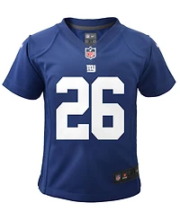 Nike New York Giants Saquon Barkley Baby Game Jersey