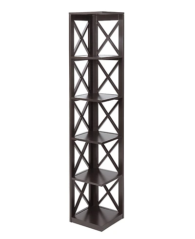 Oxford 5 Tier Corner Bookcase