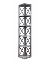 Oxford 5 Tier Corner Bookcase