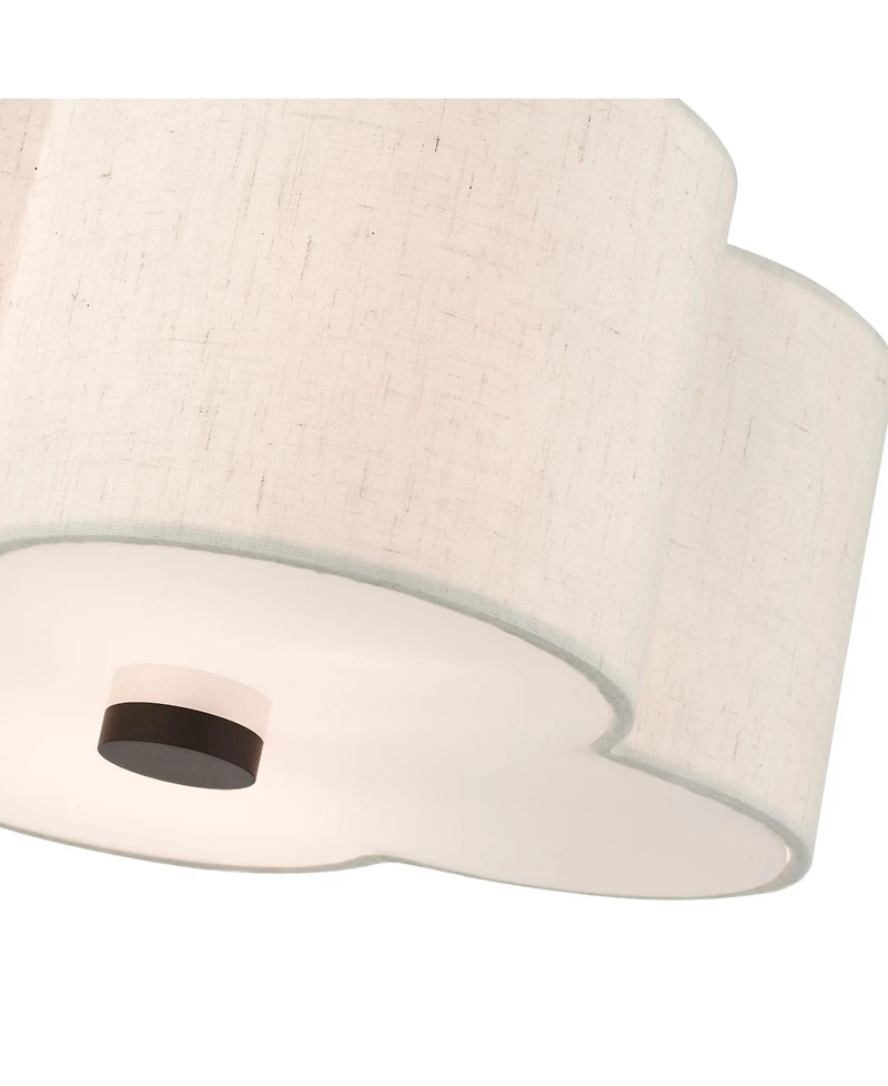 Solstice 2 Lights Semi Flush
