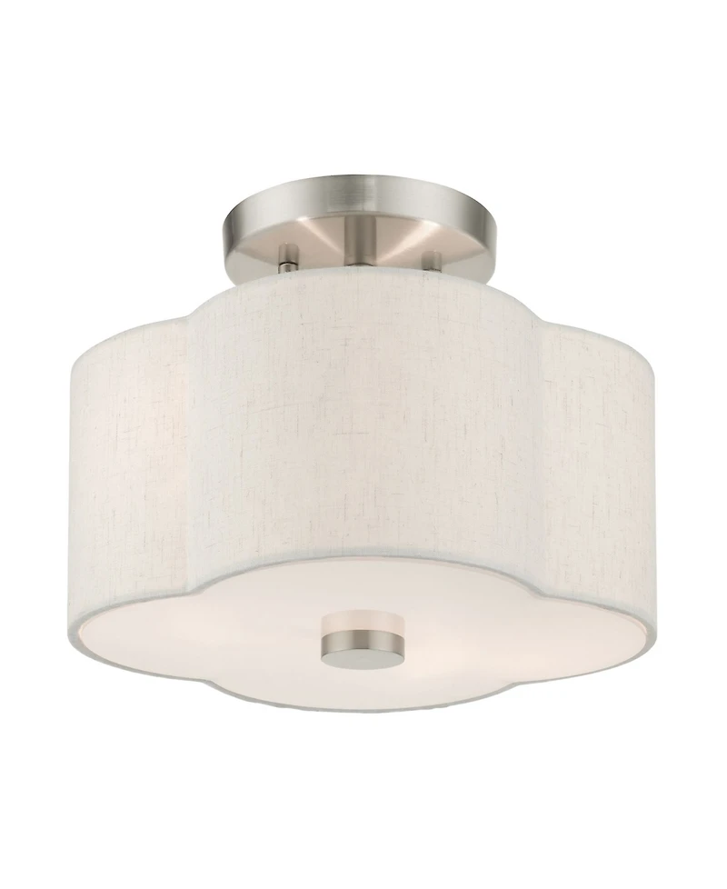Solstice 2 Lights Semi Flush