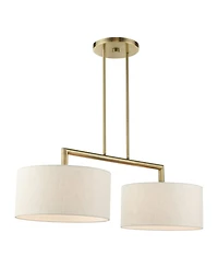 Meridian 2 Lights Linear Chandelier