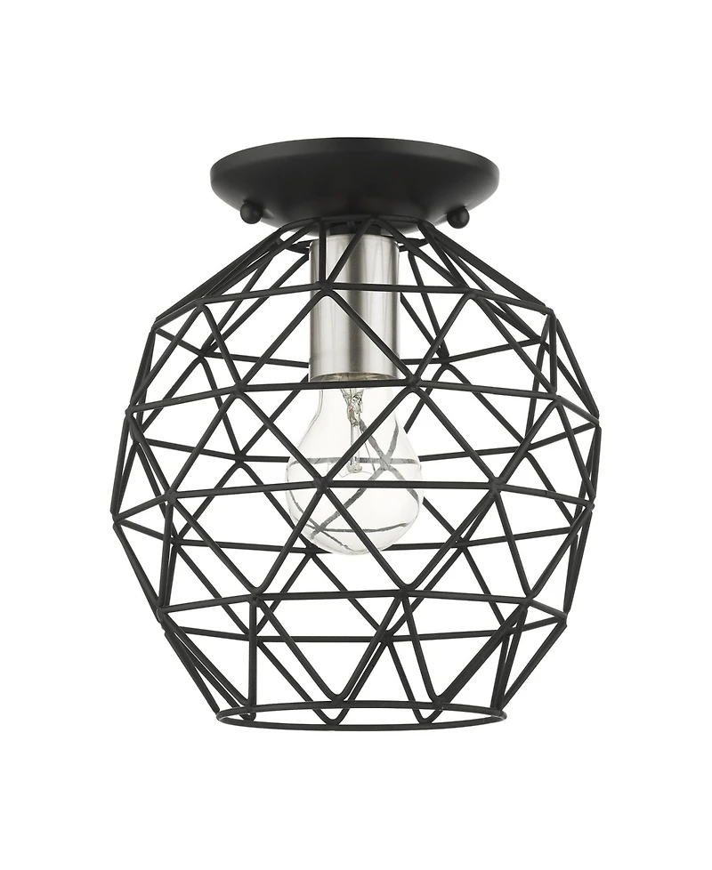 Geometric 1 Light Flush Mount