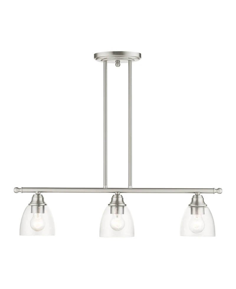 Montgomery 3 Lights Linear Chandelier
