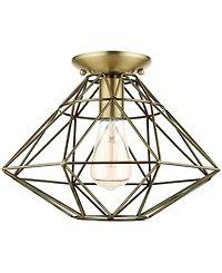 Geometric 1 Light Flush Mount