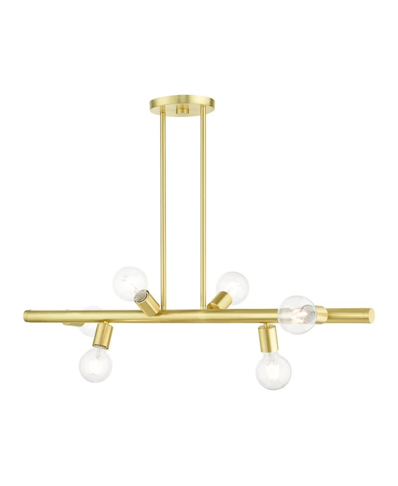 Bannister 6 Lights Linear Chandelier