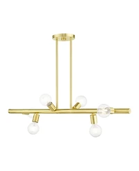 Bannister 6 Lights Linear Chandelier