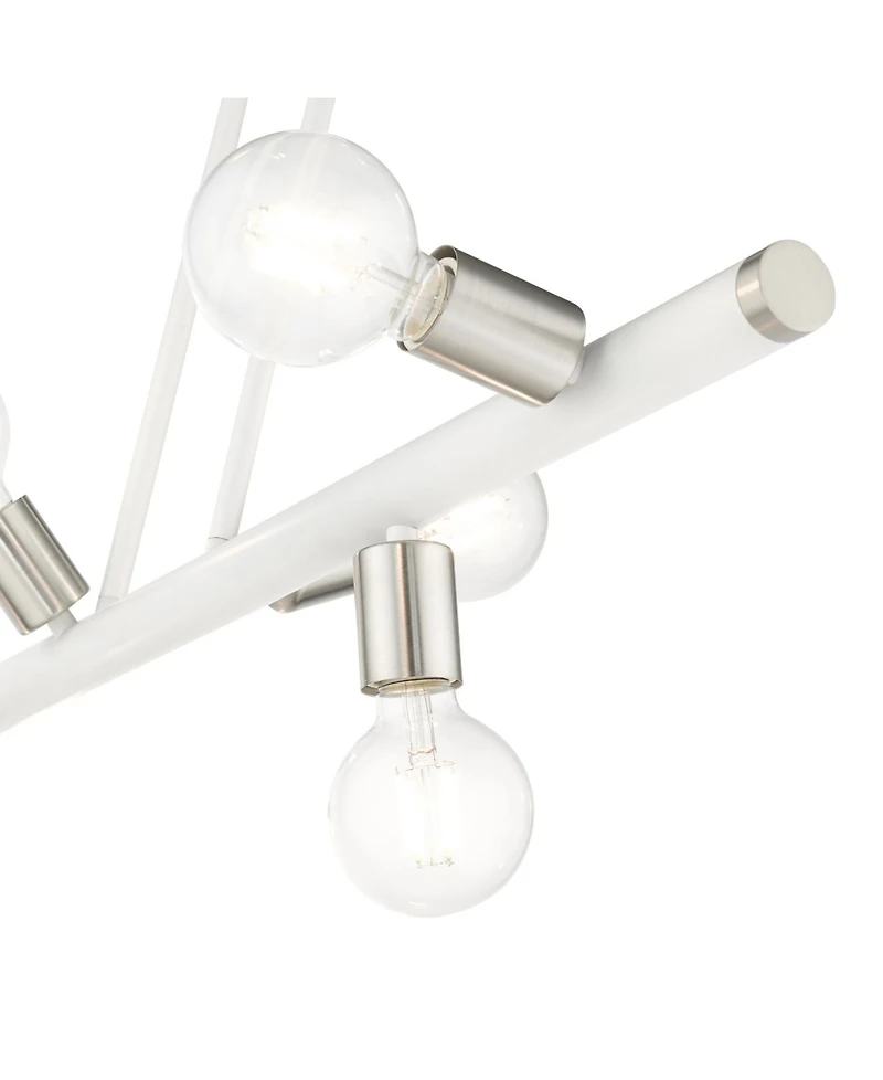Bannister 6 Lights Linear Chandelier